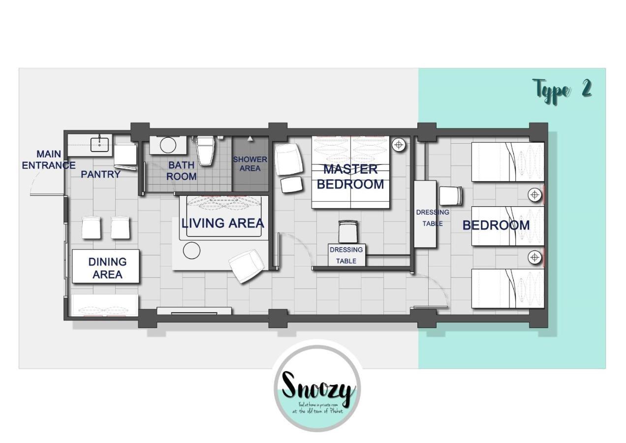 Snoozy Guesthouse Phuket Kültér fotó