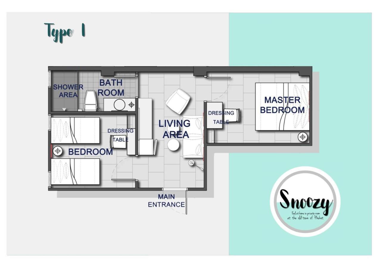 Snoozy Guesthouse Phuket Kültér fotó